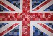 Union flag patchwork quilt