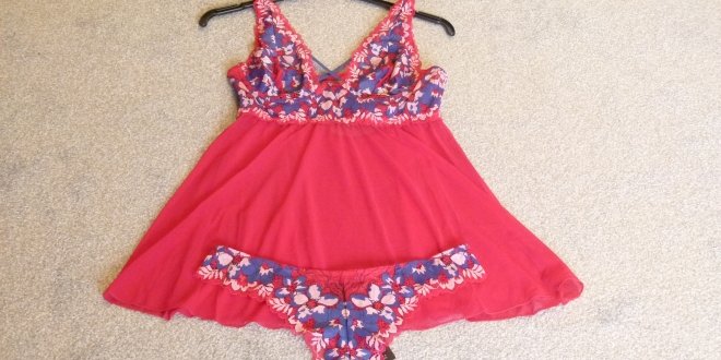 Lovehoney Passion Flower Babydoll set