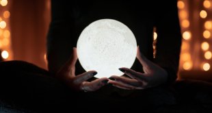 white moon on hands