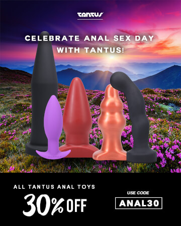 Celebrate Anal Sex Day with Tantus. Use code ANAL30 for a 30% discount on premium plugs